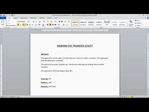 Network File Transfer Utility