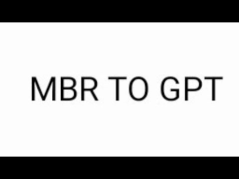 change mbr to gpt | mbr2gpt | how to change mbr to gpt | convert from mbr to gpt | MBR to GPT