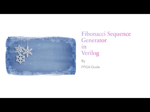 Fibonacci Sequence Generator in Verilog
