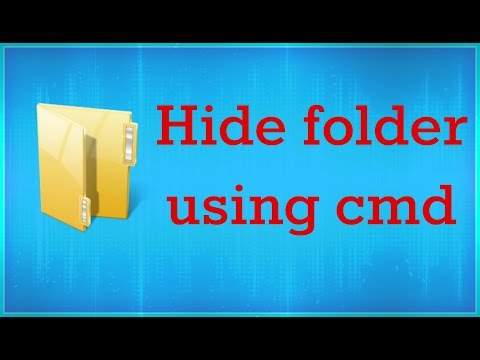 Hide folder using CMD !!