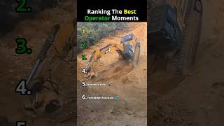 Ranking Best Operator Moments 👷 #excavator #operator #fail #crash #mechanic #automobile #funny #job