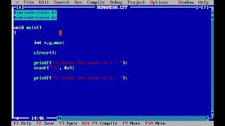 C language to find maximum of given two numbers using conditional operator. #asmrvideo #viralvideo