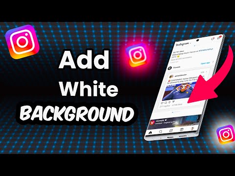 How To Put A White Background On Instagram Story