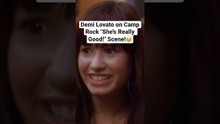 Demi Lovato on Camp Rock "She's Really Good" Scene!😂 #demilovato #disney #disneychannel #disneyplus