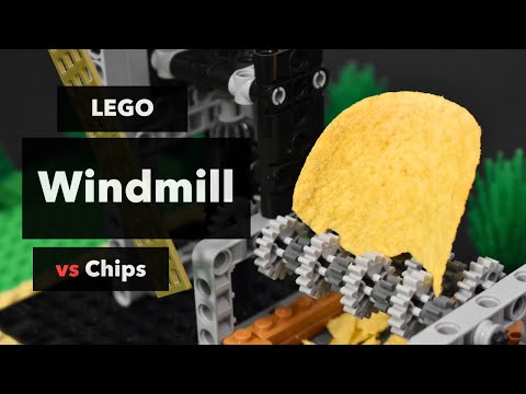 LEGO Technic Windmill: Which Blade Mills Chips Best?