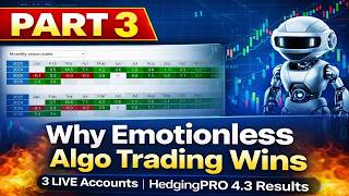 PART 3 🔥 Why Emotionless Algo Trading Wins | 3 LIVE Accounts | HedgingPRO 4.3 Results