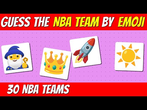 Guess the NBA TEAM by EMOJI | | Emoji sport quiz challenge