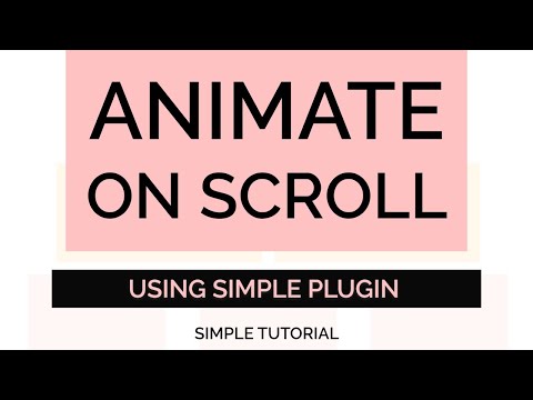 Showing images on scroll - Animate On Scroll - Trigger CSS Animations On Scroll - AOS