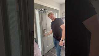 🪛 Quick fix for a loose door that won’t close tight. #diy #tips #doors #fix