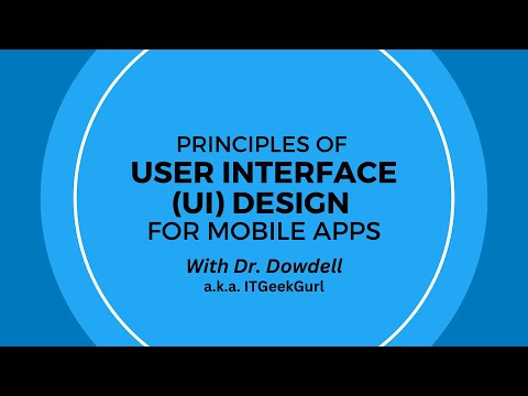 Principles of User Interface (UI) Design for Mobile Apps