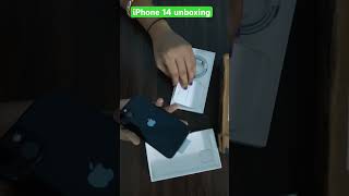 iPhone 14 Unboxing #shorts iPhone 14 plus #iphonefeatures Apple 14 #youtubeshortsvideo