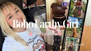 Thrifting 'Boho Earthy Girl Core' 🍄🪴✨ POV British Charity Shop With Me! | Jay Elle J