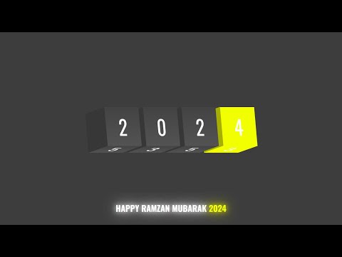 Ramzan Mubarak Text Roll Animation Made With Pure HTML CSS and JavaScript || Step By Step