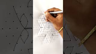 Easy and simple Rangoli design #uttejmedia #rangrangoli #trendyanimation #easyrangoli