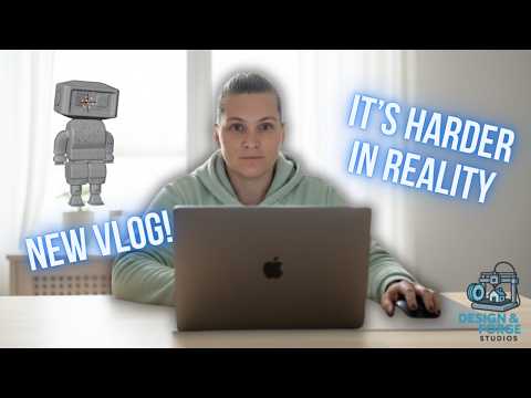 Teaching Myself 3D Modeling With No Background - A Week Behind the Scenes+ MUNBYN 403B Label Printer