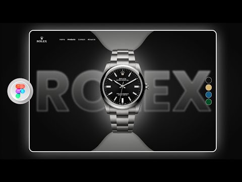 Rolex watch Animation in figma l Figma tutorials l Design with jupi
