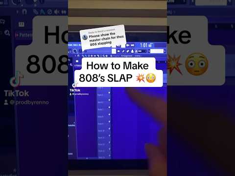 HOW TO MAKE 808’s SLAPPP 💥 #flstudio #fl #fl22 #prodbyrenno #808s