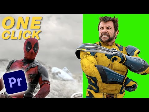 How to Remove Green Screen in Premiere Pro 2024 in UNDER 1 Minute