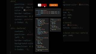Button Hover Effect-1 using HTML | CSS only #coding #2023 #design #frontend #html #css #webdesign
