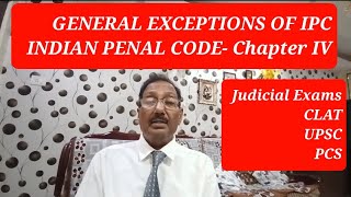 Exceptions to IPC (Indian penal code) made simple #upsc #judiciary #clat #bpsc