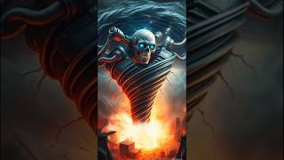 🌪️🤖 Storm Mech vs ✈️🌊 Aqua Jet! #viralhybrid #epicbattle #mindblowingtech