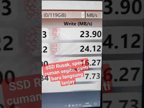 SSD rusak, speednya drop parah, windows lemot, buka aplikasi lemot, inul juga pas proses lemot #vgen