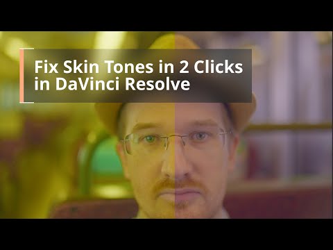 2 Clicks to Natural Skin Tones in DaVinci Resolve Studio (AutoSkinBalance DCTL)