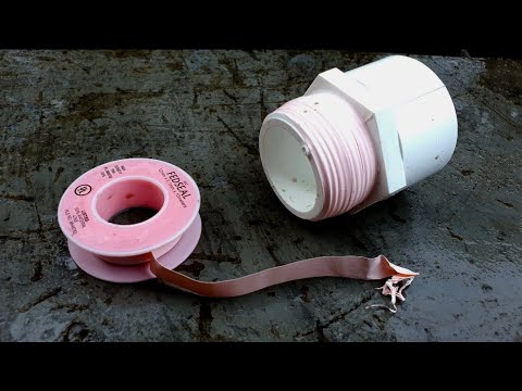 How to apply thread tape.
