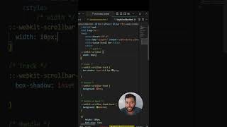 🎨  HTML CSS Pro Tips: Mastering Custom Scrollbars 🌈  #webproject #responsiveportfolio #coding