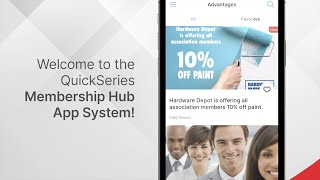 QuickSeries Membership Hub App System Overview