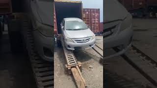 Offloading...🤗#corolla #autosales #autodealers #autodealership #affordablecars #carimportation