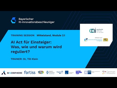 AI Act für Einsteiger: Was, wie und warum wird reguliert?