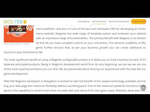 Magento development company | Magento website developer in Bangalore