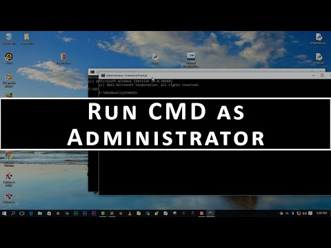 How to Run CMD as Administrator Windows 10