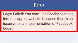 Troubleshooting Facebook Login Not Working