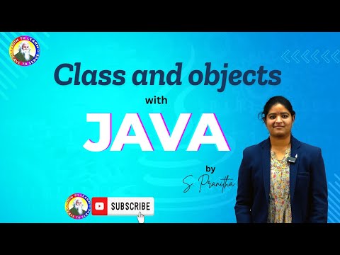 Class & Objects With JAVA | Easy Explanation | S Pranitha Ma'am