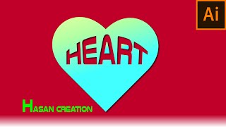 Heart Vector Design || Love Logo || Romantic Logo || Adobe Illustrator 2020
