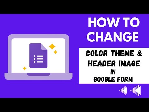 Color theme and Header image in Google Forms | @codewithtechhack #googleforms #googleformstutorial #learn