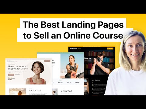 The Best Landing Pages to Sell an Online Course