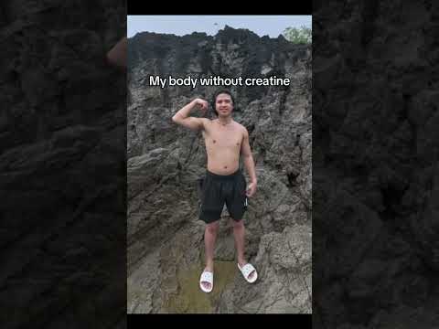 Not taking creatine vs taking creatine #fyp #gymmotivation #fitnesslife #gym #gymrat #creatine