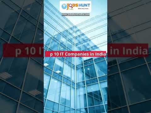 Top 10 IT Companies in India #trending  #jobs #itcompanies #jobshuntindia