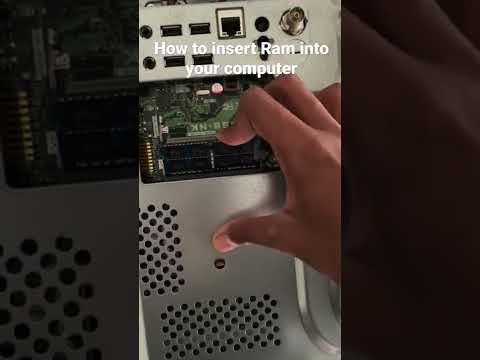 How to insert SODIMM Ram into your computer | #shorts #trending