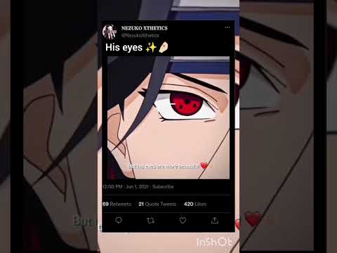 His eyes ✨🤌🏻 || Mangekeyo Sharingan || Itachi Uchiha