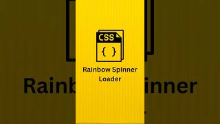 How to create fancy spinner loader using CSS? #shrots #css #basiccode #animation #javascript