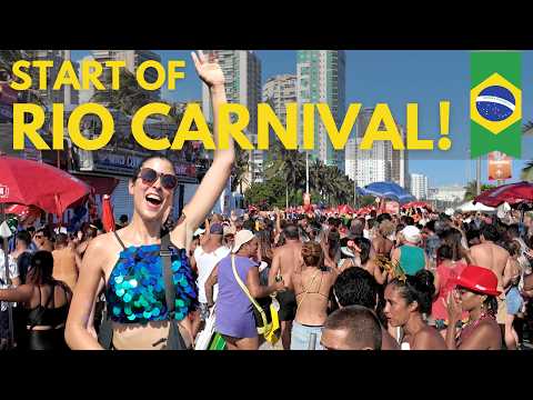 Rio Carnival 2025 🇧🇷 INSANE Bloco Street Party with over 50,000 People!