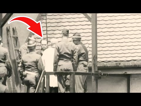 The Last Minutes of Nazi Doctor Fritz Hintermayer Real Footage  Executed for War Crimes in 1946