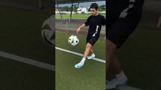 Juggling with my EM Football, showing my Football skills 🔥🔥 #football #viralvideo #shorts #soccer