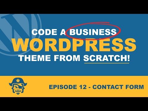 How to make a Wordpress Business website from scratch. Ep 12 how to add a contact form