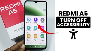 How to Turn OFF Accessibility in Redmi A5 - Accessibility Settings