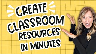 Create Classroom Materials with Canva's Bulk Create Tool: Task Cards, Slides & Prompts in Minutes